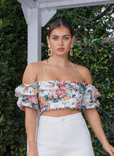 Load image into Gallery viewer, Allia Pintuck Floral Top/ Zimmermann
