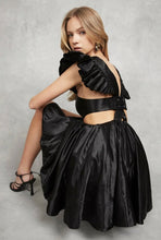 Load image into Gallery viewer, Aje / Gazelle Mini Dress / Black
