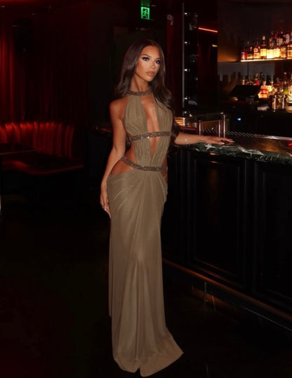 Jaded London / 6am Dress / Moss
