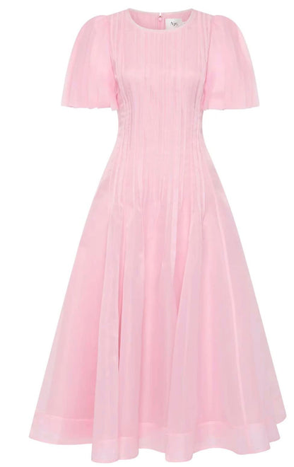 Aje / Nova Midi Dress / Chalk Pink