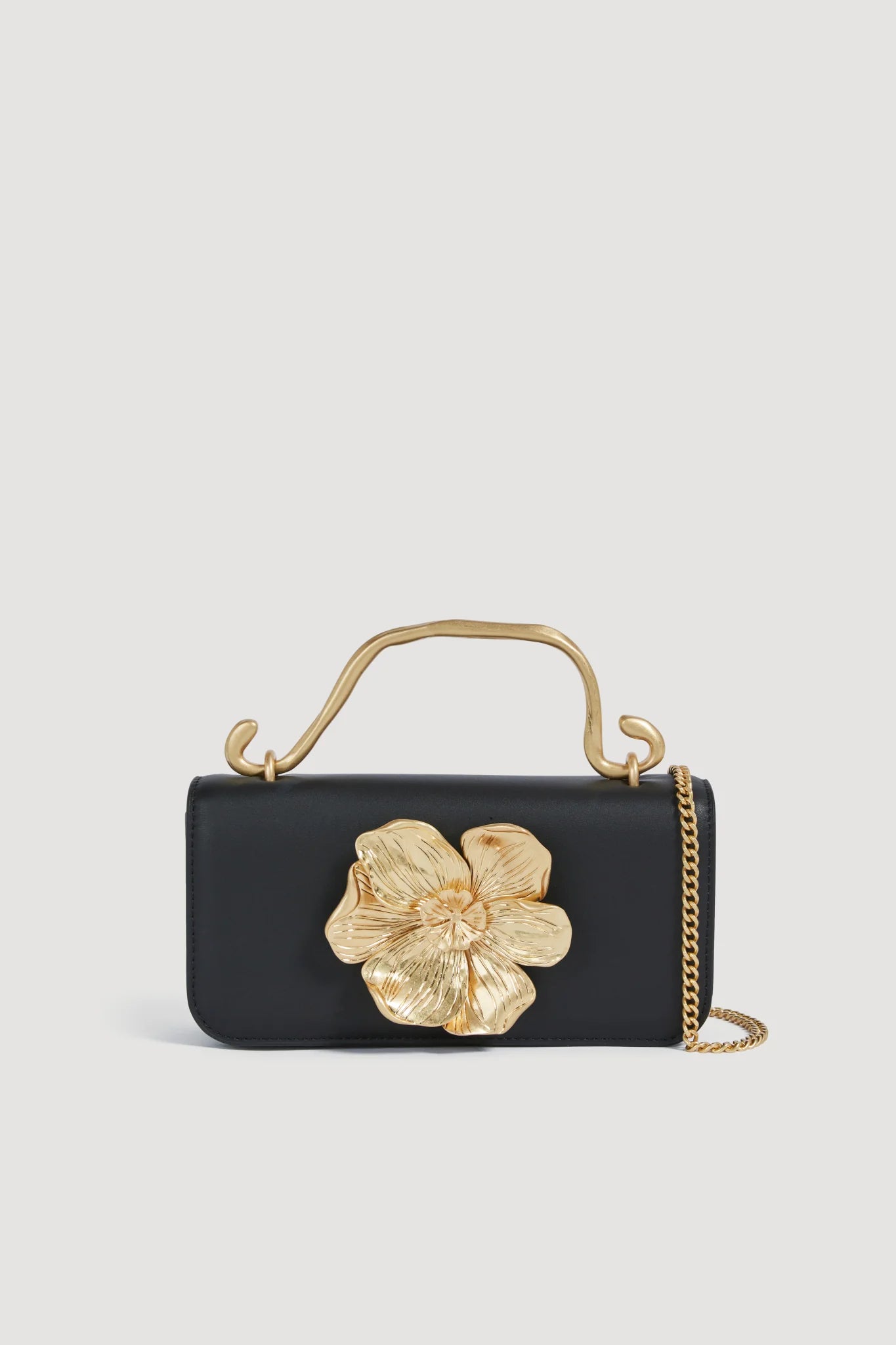 Aje / Alessia Flower Clutch / Black