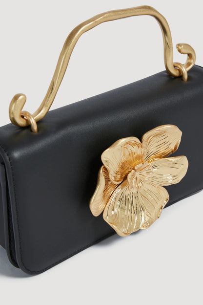 Aje / Alessia Flower Clutch / Black