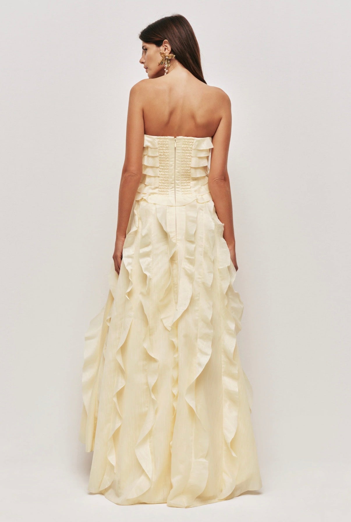 Aje / Allairie Gown / Butter Yellow