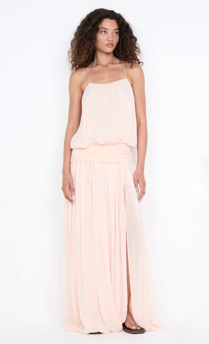 Bec & Bridge / Camille Blouson Dress / Peach