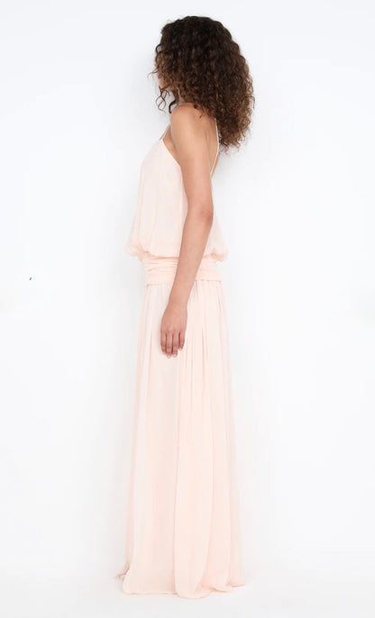 Bec & Bridge / Camille Blouson Dress / Peach
