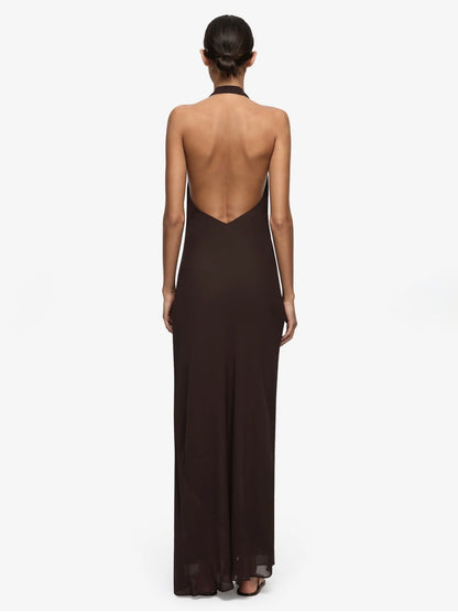 Bec & Bridge / Soneva Wrap Dress / Dark Chocolate