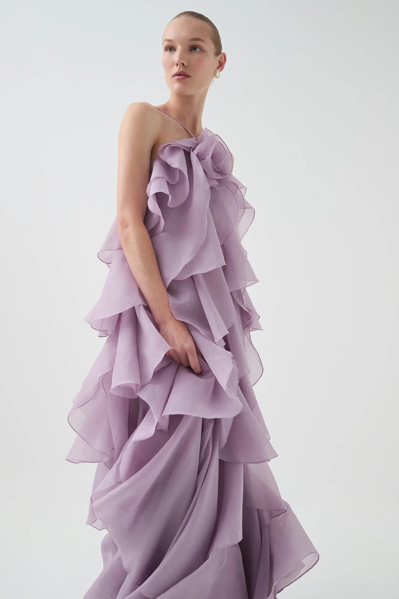 Aje / Pandorea Layered Maxi Dress / Lilac
