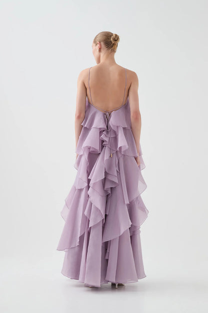 Aje / Pandorea Layered Maxi Dress / Lilac