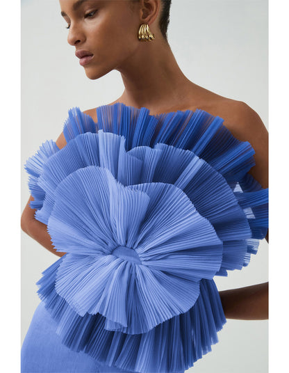 Aje / Kira Midi Dress / Ocean Wave