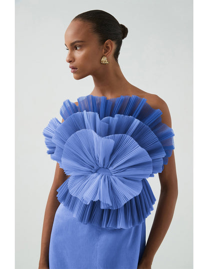 Aje / Kira Midi Dress / Ocean Wave