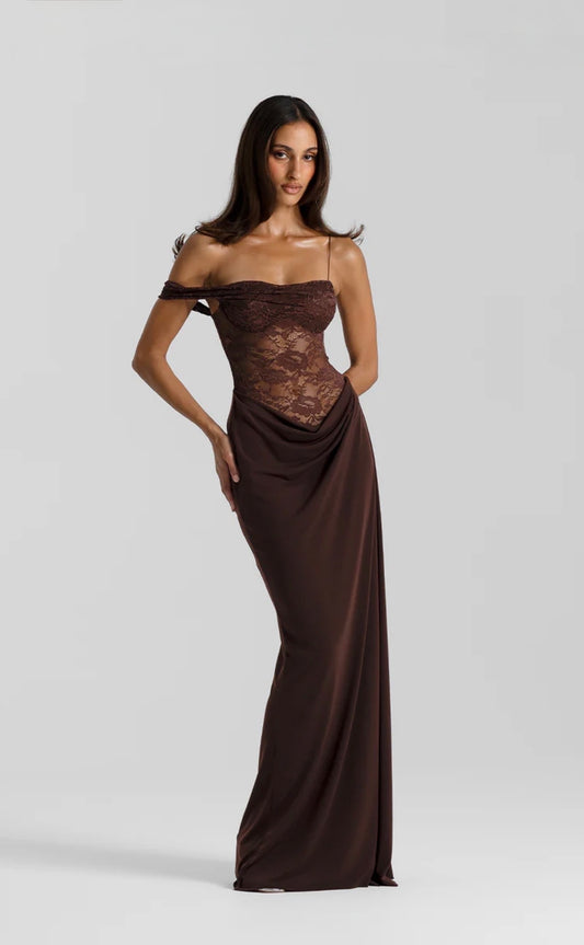 Natalie Rolt / Sloane Dress / Espresso