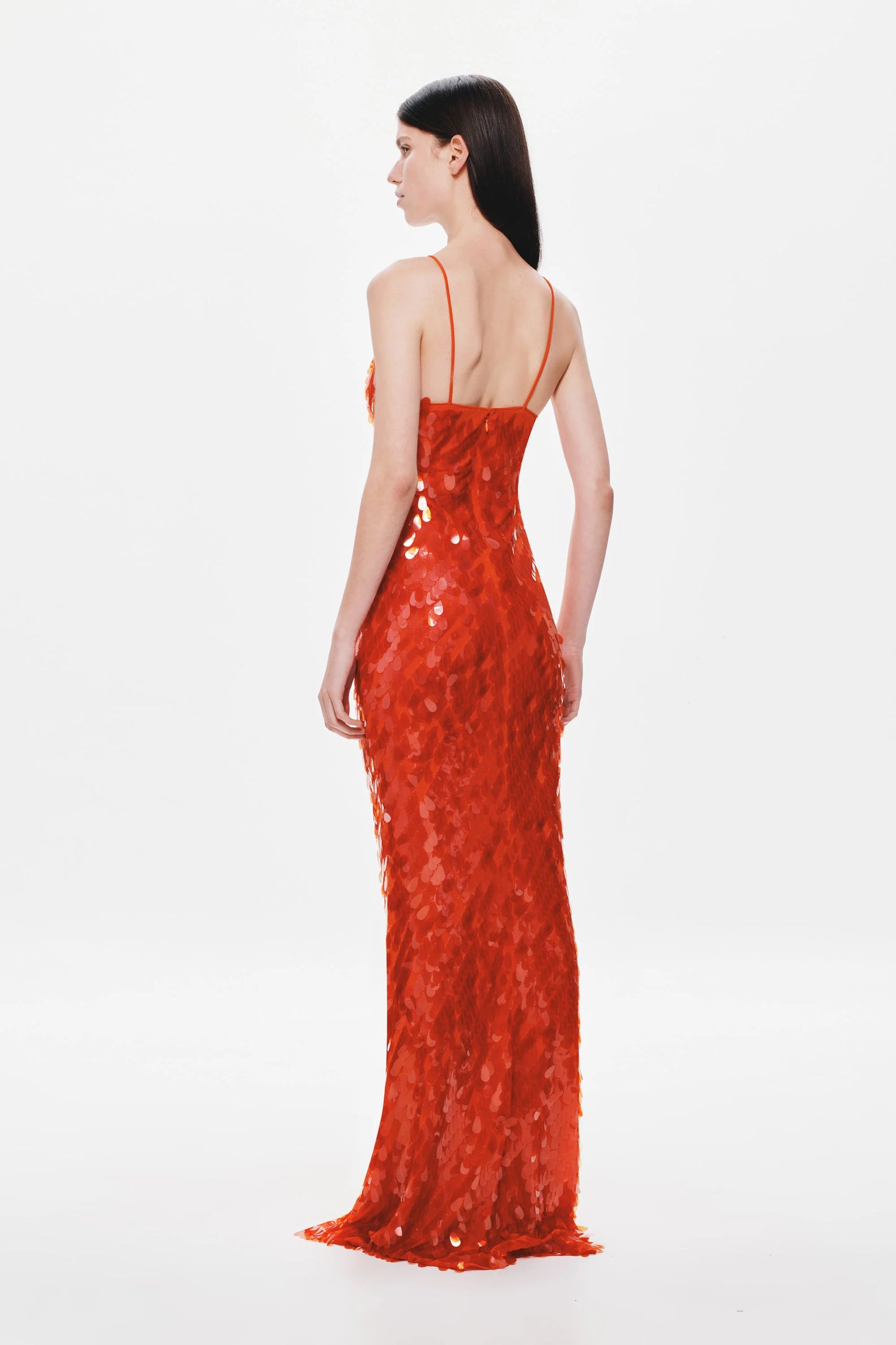 Misha / Sapphire Sequins Dress / Red
