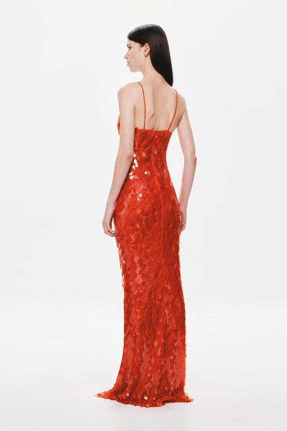 Misha / Sapphire Sequins Dress / Red