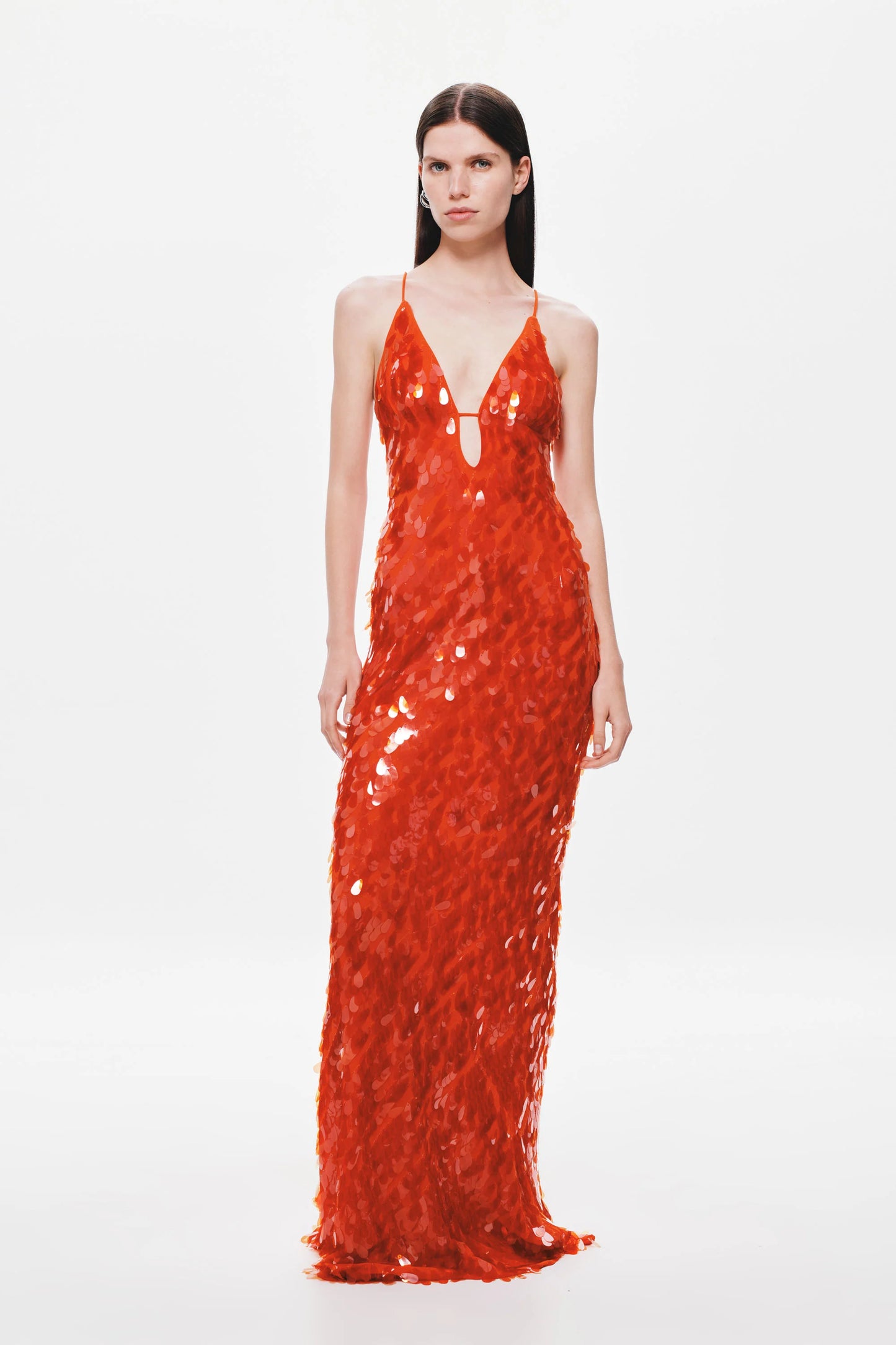 Misha / Sapphire Sequins Dress / Red