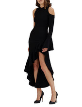 Load image into Gallery viewer, Deep Night Shadow Dress/By Johnny- RRP $700
