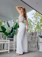 Load image into Gallery viewer, Dion Lee / White Corded Lace Corset &amp; Bianca and Bridgett / White Ella Pant
