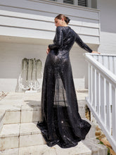 Load image into Gallery viewer, Elle Zeitoune - Fontaine - Black Sequins
