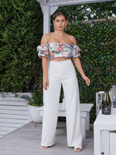 Load image into Gallery viewer, Allia Floral Top with White Pants Set/ Zimmermann and Bianca &amp; Bridget

