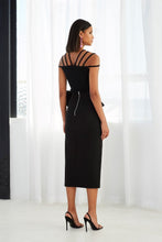 Load image into Gallery viewer, Betina Bow Split Skirt/By Johnny- RRP $320
