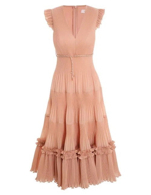 Zimmermann / Pleated Midi Dress