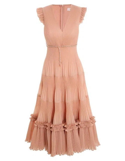 Zimmermann / Pleated Midi Dress