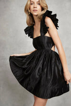 Load image into Gallery viewer, Aje / Gazelle Mini Dress / Black
