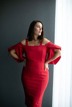 Load image into Gallery viewer, Zoe Dress - Rouge/ Revoque - FINAL SALE
