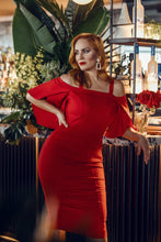 Load image into Gallery viewer, Zoe Dress - Rouge/ Revoque - FINAL SALE
