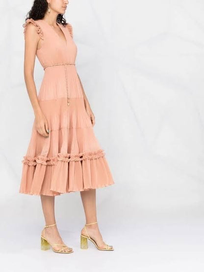 Zimmermann / Pleated Midi Dress