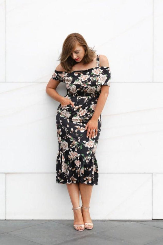 Revoque - Chloe Dress - Floral - EX-RENTAL FINAL SALE