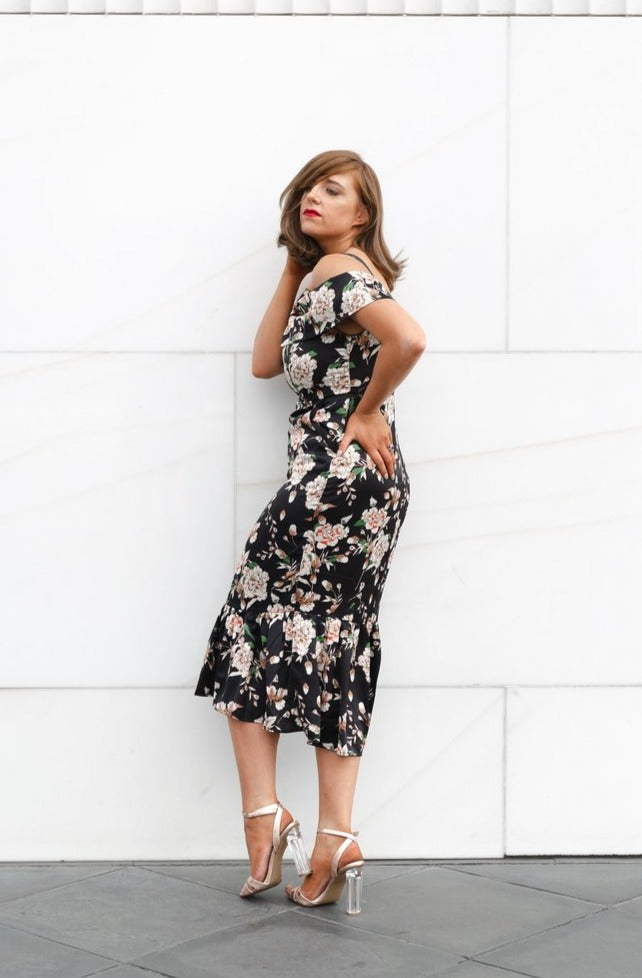 Revoque - Chloe Dress - Floral - EX-RENTAL FINAL SALE
