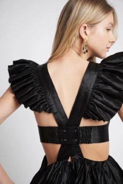 Aje / Gazelle Mini Dress / Black