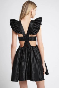 Aje / Gazelle Mini Dress / Black